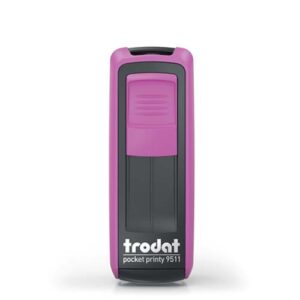 9511 POCKET PRINTY PINK z modro blazinico 38x14 ND AKCIJA!