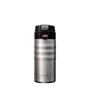MB12FSS Mug keramična termo steklenica Flip Top - 0.35L - srebrna