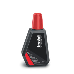7011 Trodat barva RDEČA 28 ml (količina za naročilo 10 kos=10 barv)