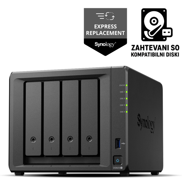 DS-925+ Synology strežnik NAS za mala in sr. podjetja